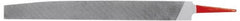 Simonds File - 6" Long, Smooth Cut, Knife American-Pattern File - Double Cut, Tang - Caliber Tooling