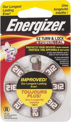 Energizer - Size 312, Zinc Air, 1 Pack, Hearing Aid Battery - 1.4 Volts, Button Tab Terminal, PR41 - Caliber Tooling