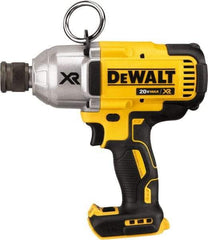 DeWALT - 7/16" Drive 20 Volt Mid-Handle Cordless Impact Wrench & Ratchet - 400/900/1,200 RPM, 0 to 2,400 BPM, 500 Ft/Lb Torque, Lithium-Ion Batteries Not Included - Caliber Tooling