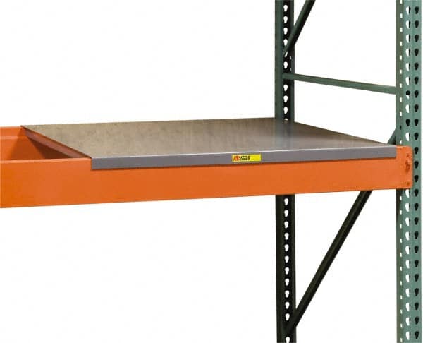 Little Giant - 46" Wide, 2 High, Open Shelving Accessory/Component - 48" Long, Use with Pallet Racks - Caliber Tooling