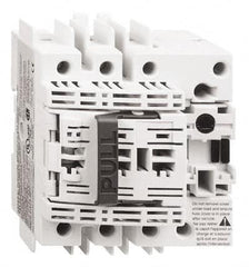 Schneider Electric - 3 Pole, 600 VAC, 30 Amp, Pressure Plate and DIN Rail Mount Fuse Holder - Compatible with J Class, 105mm Wide Fuse - Caliber Tooling