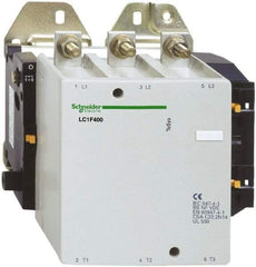 Schneider Electric - 3 Pole, 400 Amp at 440 VAC and 500 Amp at 440 VAC, Nonreversible IEC Contactor - Bureau Veritas, CCC, CSA, DNV, EN/IEC 60947-1, EN/IEC 60947-4-1, GL, JEM 1038, LROS, RINA, RMRoS, RoHS Compliant, UL Listed - Caliber Tooling