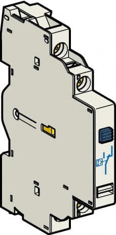 Schneider Electric - Circuit Breaker Auxiliary Contact Block - Use with GV2L, GV2LE, GV2ME, GV2P, GV2RT, GV3L, GV3P, TeSys - Caliber Tooling