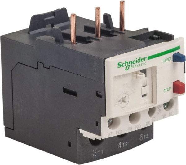 Schneider Electric - 3 Pole, NEMA Size 0-1, 9 to 13 Amp, 690 VAC, Thermal NEMA Overload Relay - Trip Class 20, For Use with LC1D12, LC1D18, LC1D25, LC1D32 and LC1D38 - Caliber Tooling