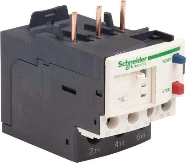 Schneider Electric - 3 Pole, NEMA Size 00-1, 2.5 to 4 Amp, 690 VAC, Thermal NEMA Overload Relay - Trip Class 20, For Use with LC1D09, LC1D12, LC1D18, LC1D25, LC1D32 and LC1D38 - Caliber Tooling