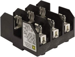 Square D - 3 Pole, 600 Volt, 30 Amp, Surface Mount Fuse Holder - Compatible with CC Class Fuse - Caliber Tooling