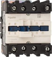 Schneider Electric - 4 Pole, 120 Coil VAC at 60 Hz, 80 Amp at 440 VAC, Nonreversible IEC Contactor - Bureau Veritas, CCC, CSA, CSA C22.2 No. 14, DNV, EN/IEC 60947-4-1, EN/IEC 60947-5-1, GL, GOST, LROS, RINA, RoHS Compliant, UL 508, UL Listed - Caliber Tooling