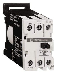 Schneider Electric - 2NO, 240 VAC at 50/60 Hz Control Relay - DIN Rail Mount - Caliber Tooling