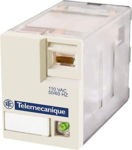 Schneider Electric - 3,000 VA Power Rating, Electromechanical Plug-in General Purpose Relay - 12 Amp at 250/277 VAC & 28 VDC, 6 Amp at 250 VAC & 28 VDC, 2CO, 120 VAC at 50/60 Hz - Caliber Tooling