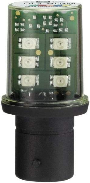 Schneider Electric - White, Visible Signal Replacement LED Bulb - For Use with Beacon, Indicator Bank - Caliber Tooling