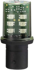 Schneider Electric - Green, Visible Signal Replacement LED Bulb - For Use with Beacon, Indicator Bank - Caliber Tooling