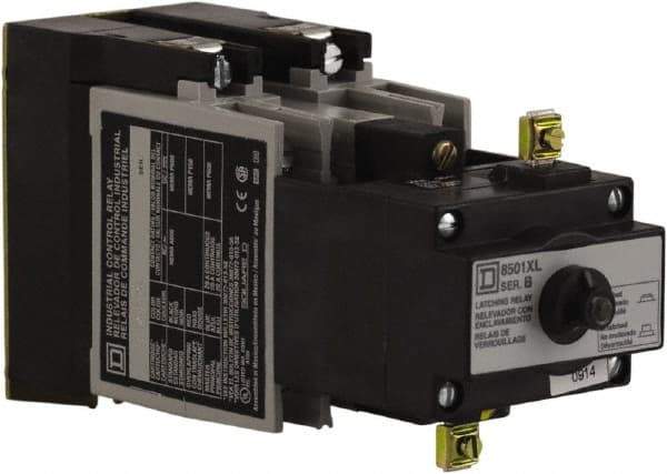 Square D - Electromechanical Screw Clamp General Purpose Relay - 10 Amp at 600 VAC, 2NO, 110 VAC at 50 Hz & 120 VAC at 60 Hz - Caliber Tooling