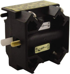 Schneider Electric - NO/NC, Multiple Amp Levels, Electrical Switch Contact Block - 125 VDC at 0.55 Amp and 240 VAC at 3 Amp, Screw Terminal, For Use with Harmony 9001K - Caliber Tooling