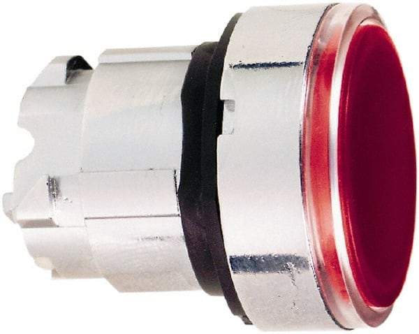 Schneider Electric - 22mm Mount Hole, Flush, Pushbutton Switch Only - Round, Red Pushbutton, Nonilluminated, Momentary (MO) - Caliber Tooling