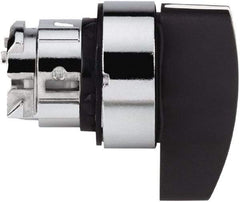 Schneider Electric - 22mm Mount Hole, 3 Position, Handle Operated, Selector Switch - Black, Momentary (MO), Nonilluminated, Shock, Vibration and Water Resistant - Caliber Tooling