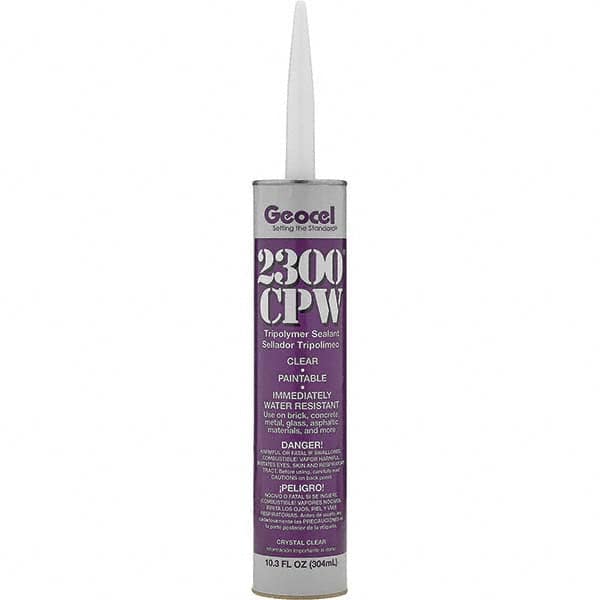 Geocel - 10.3 oz Tube Clear Tripolymer Sealant - Outdoor - Caliber Tooling