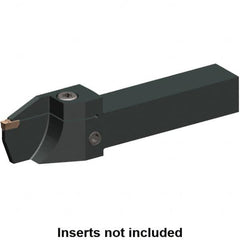 Kennametal - 16mm Max Depth, 3mm to 3mm Width, External Left Hand Indexable Grooving/Cutoff Toolholder - Exact Industrial Supply