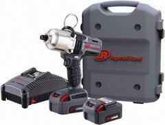 Ingersoll-Rand - 1/2" Drive 20 Volt Pistol Grip Cordless Impact Wrench & Ratchet - 1,900 RPM, 2,300 BPM, 780 Ft/Lb Torque, 2 Lithium-Ion Batteries Included - Caliber Tooling