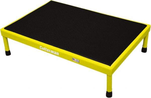 Cotterman - 10" 1 Step Platform - Work Platform, 800 Lb Capacity, 25" Base Width x 49" Base Depth - Caliber Tooling