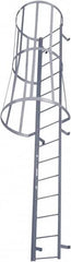 Cotterman - 330" 30 Step Fixed Ladder - Dock Ladder, 300 Lb Capacity, 39" Base Width x 40" Base Depth - Caliber Tooling