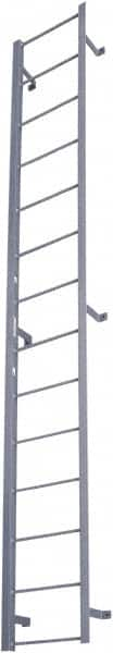 Cotterman - 77" 7 Step Fixed Ladder - Dock Ladder, 300 Lb Capacity, 21" Base Width x 9" Base Depth - Caliber Tooling