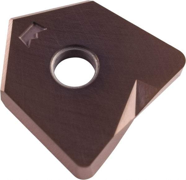 Millstar - BD-R1000 Grade CM10 Carbide Milling Insert - HSN Finish, 0.16" Thick, 1" Inscribed Circle, 1/16" Corner Radius - Caliber Tooling