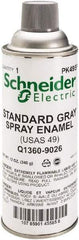 Square D - Gray, Flat, Enamel Spray Paint - Caliber Tooling