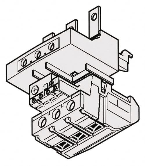 Schneider Electric - 80 to 104 Amp, 690 VAC, Thermal IEC Overload Relay - Trip Class 10A, For Use with LC1D115 and LC1D150 - Caliber Tooling