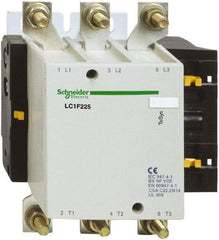 Schneider Electric - 3 Pole, 110 Coil VAC, 225 Amp at 440 VAC, Nonreversible IEC Contactor - Bureau Veritas, CCC, CSA, DNV, EN/IEC 60947-1, EN/IEC 60947-4-1, GL, JEM 1038, LROS, RINA, RMRoS, RoHS Compliant, UL Listed - Caliber Tooling