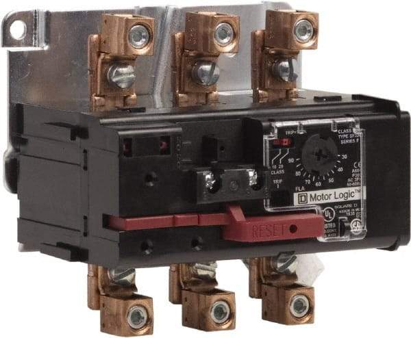 Square D - NEMA Size 3, 600 VAC, Thermal NEMA Overload Relay - For Use with Motor Logic - Caliber Tooling