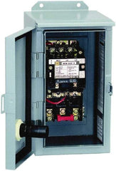 Square D - 220 Coil VAC at 50 Hz, 240 Coil VAC at 60 Hz, 18 Amp, Nonreversible Enclosed Enclosure NEMA Motor Starter - 3 Phase hp: 3 at 200 VAC, 3 at 230 VAC, 5 at 460 VAC, 5 at 575 VAC, 12 Enclosure Rating - Caliber Tooling