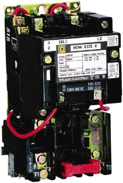 Square D - 18 Amp, Nonreversible Open Enclosure NEMA Motor Starter - Caliber Tooling