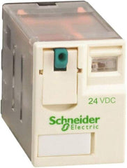 Schneider Electric - 2,500 VA Power Rating, Electromechanical Plug-in General Purpose Relay - 10 Amp at 250/277 VAC & 28/30 VDC, 5 at 250 VAC & 28 VDC, 3CO, 24 VDC - Caliber Tooling