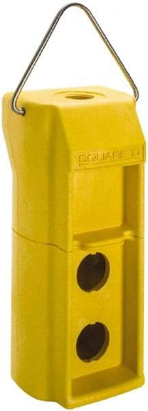 Square D - 2 Hole, 30mm Hole Diameter, Pushbutton Switch Enclosure - Caliber Tooling