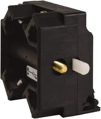 Schneider Electric - 2NO, 3 Amp, Electrical Switch Contact Block - 115 VDC and 240 VAC, Screw Terminal - Caliber Tooling