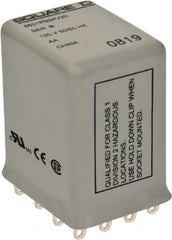 Square D - Electromechanical Plug-in General Purpose Relay - 5 Amp at 240 VAC, 4PDT, 24 VDC - Caliber Tooling