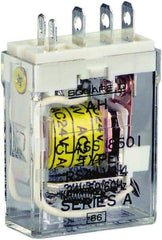 Square D - 1 hp at 240 Volt & 1/2 hp at 120 Volt, Electromechanical Plug-in General Purpose Relay - 12 Amp at 240 VAC, SPDT, 24 VAC at 50/60 Hz - Caliber Tooling