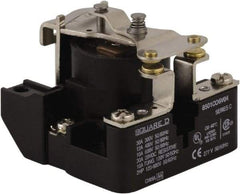 Square D - 2 hp, 10 VA Power Rating, Electromechanical Screw Clamp General Purpose Relay - 10 Amp at 600 V & 40 Amp at 277 VAC, SPST, 480 VAC at 50/60 Hz, 63.6mm Wide x 50.3mm High x 63.2mm Deep - Caliber Tooling