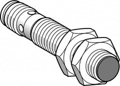 Telemecanique Sensors - NPN, PNP, 4mm Detection, Cylinder, Inductive Proximity Sensor - 2 Wires, IP67, IP69, 12 to 24 VDC, M12x1 Thread, 50mm Long - Caliber Tooling