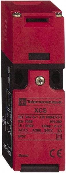 Telemecanique Sensors - NO/NC Configuration, Multiple Amp Level, Plastic Key Safety Limit Switch - 30mm Wide x 30mm Deep x 94mm High, IP67 Ingress Rating - Caliber Tooling