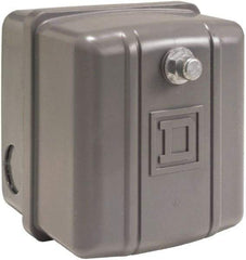 Square D - 1, 7, 9 and 3R NEMA Rated, 80 to 100 psi, Electromechanical Pressure and Level Switch - Adjustable Pressure, 575 VAC, L1-T1, L2-T2 Terminal, For Use with Square D Pumptrol - Caliber Tooling