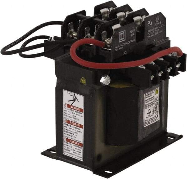 Square D - 300 VA, Top Mount Fuse Block Control Transformer - 4.7 Inch Deep - Caliber Tooling