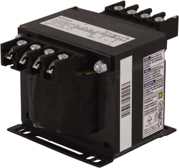 Square D - 250 VA, Top Mount Fuse Block Control Transformer - 50/60 Hz, 5.3 Inch Deep x 3.21 Inch High - Caliber Tooling