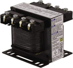 Square D - 50 VA, Top Mount Fuse Block Control Transformer - 50/60 Hz, 3.09 Inch Deep x 2.58 Inch High - Caliber Tooling