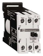 Schneider Electric - NC/NO, 110 VAC at 50/60 Hz Control Relay - DIN Rail Mount - Caliber Tooling