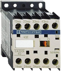 Schneider Electric - 4NO, 480 VAC at 50/60 Hz Control Relay - 17 V - Caliber Tooling