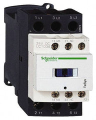 Schneider Electric - 3 Pole, 120 Coil VAC at 50/60 Hz, 38 Amp at 440 VAC, Nonreversible IEC Contactor - Bureau Veritas, CCC, CSA, CSA C22.2 No. 14, DNV, EN/IEC 60947-4-1, EN/IEC 60947-5-1, GL, GOST, LROS, RINA, RoHS Compliant, UL 508, UL Listed - Caliber Tooling