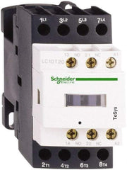 Schneider Electric - 4 Pole, 24 Coil VAC at 50/60 Hz, 32 Amp at 440 VAC, Nonreversible IEC Contactor - Bureau Veritas, CCC, CSA, CSA C22.2 No. 14, DNV, EN/IEC 60947-4-1, EN/IEC 60947-5-1, GL, GOST, LROS, RINA, UL 508, UL Listed - Caliber Tooling