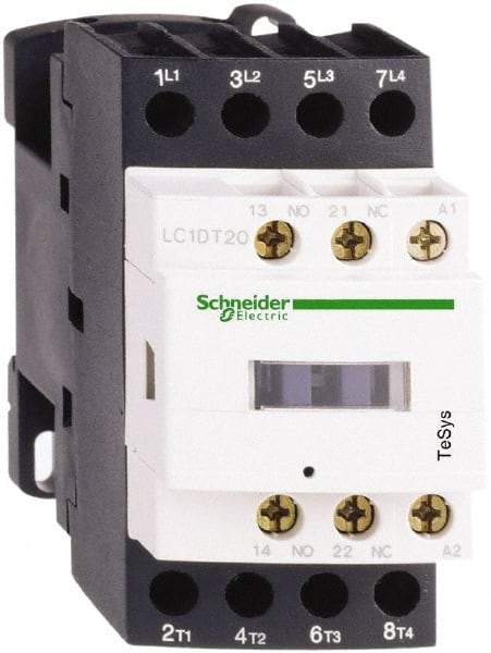 Schneider Electric - 4 Pole, 125 Coil VDC, 200 Amp at 440 VAC, Nonreversible IEC Contactor - Bureau Veritas, CCC, CSA, CSA C22.2 No. 14, DNV, EN/IEC 60947-4-1, EN/IEC 60947-5-1, GL, GOST, LROS, RINA, RoHS Compliant, UL 508, UL Listed - Caliber Tooling