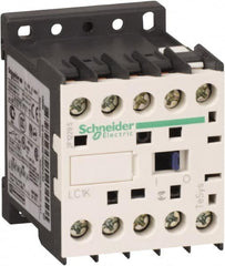 Schneider Electric - 4 Pole, 120 Coil VAC at 50/60 Hz, 16 Amp at 690 VAC and 20 Amp at 440 VAC, Nonreversible IEC Contactor - BS 5424, CSA, IEC 60947, NF C 63-110, RoHS Compliant, UL Listed, VDE 0660 - Caliber Tooling